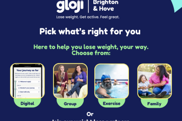 Information flyer for Gloji Brighton and hove