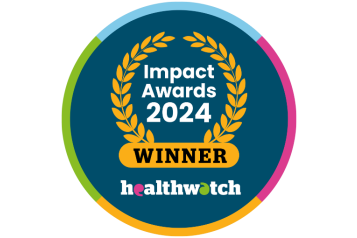 Healthwatch Impact Awards 2025 Winner logo
