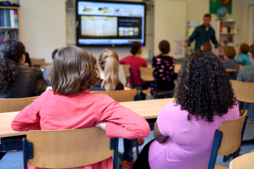 Children in a classroom