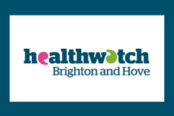 Healthwatch Brighton & Hove logo.