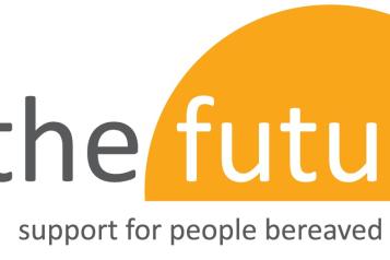 Facing the future logo with orange sun.