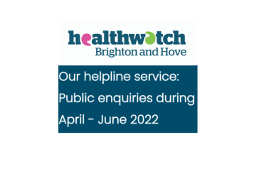 Helpline enquiries April to June 2022