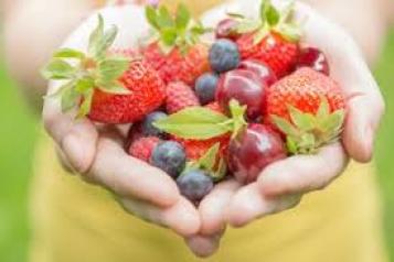 A handful of fruit 