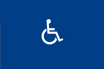 disability sign of person in a wheelchair