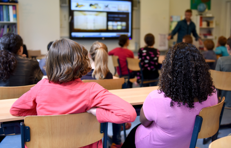 Children in a classroom