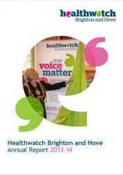 Healthwatch BH - Annual Report 2014