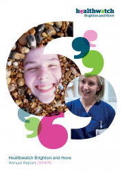 Healthwatch BH - Annual Report 2015