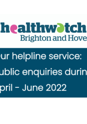 Helpline enquiries April to June 2022