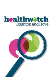 Healthwatch logo with magnifying glass